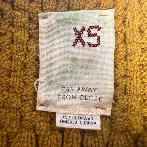 Anthropologie Far Away From Close Bellevue wool sweater skirt | XS - Picture 5 of 7